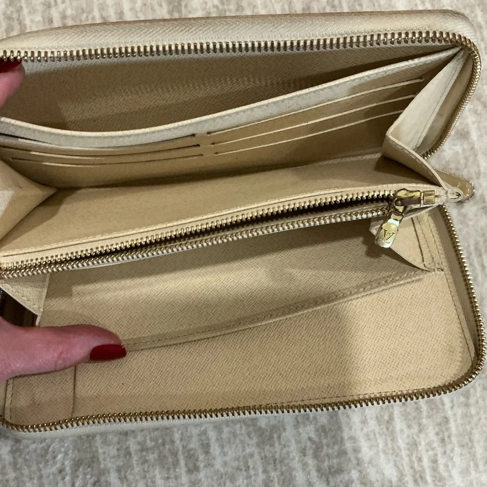 ✨💎FULL INCLUSION💎✨LOUIS VUITTON Damier Azure Zippy Organizer Wallet w/COA - Picture 7 of 10